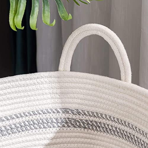 Oversized Cotton Rope Storage Basket - Laundry & Toy Bin Organizer - My Store