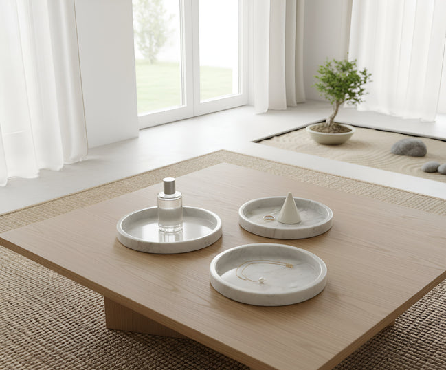 Carrara White Marble Tray - My Store