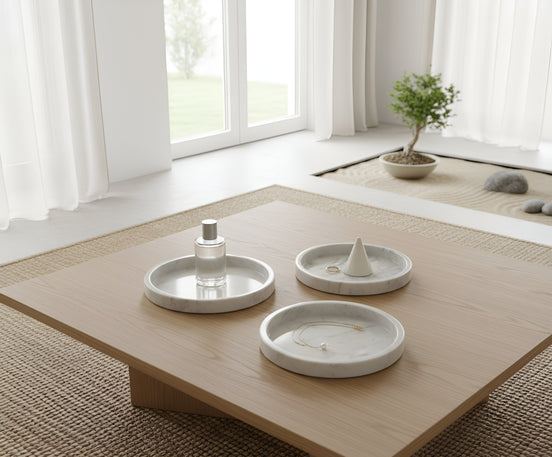 Carrara White Marble Tray - My Store