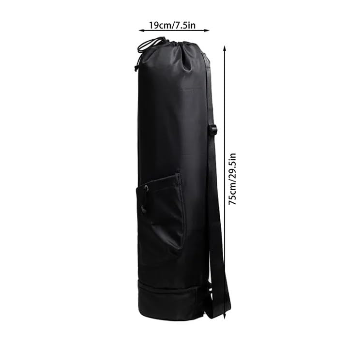 Yoga Mat Bag with Water Bottle Holder and Wet Pocket, Large Multi-Functional Gym Bag for Pilates, Exercise, Fitness, Travel, Portable Crossbody Yoga Mat Carrier - My Store