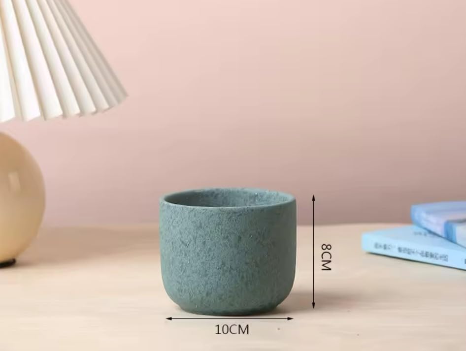 Ceramic Succulent Pots with Drainage, Perfect for Indoor Plants, Home and Office Decor, Gift for Plant Lovers - My Store