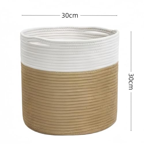 Extra Large Cotton Rope Storage Basket, Laundry & Toy Bin Organizer – Nursery Hamper, Clothes Storage, Blanket Holder, Baby Room, Living Room, Bedroom, Home Organization - My Store