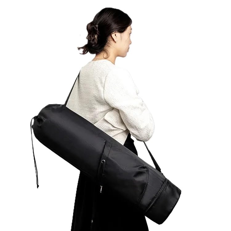 Yoga Mat Bag with Water Bottle Holder and Wet Pocket, Large Multi-Functional Gym Bag for Pilates, Exercise, Fitness, Travel, Portable Crossbody Yoga Mat Carrier - My Store