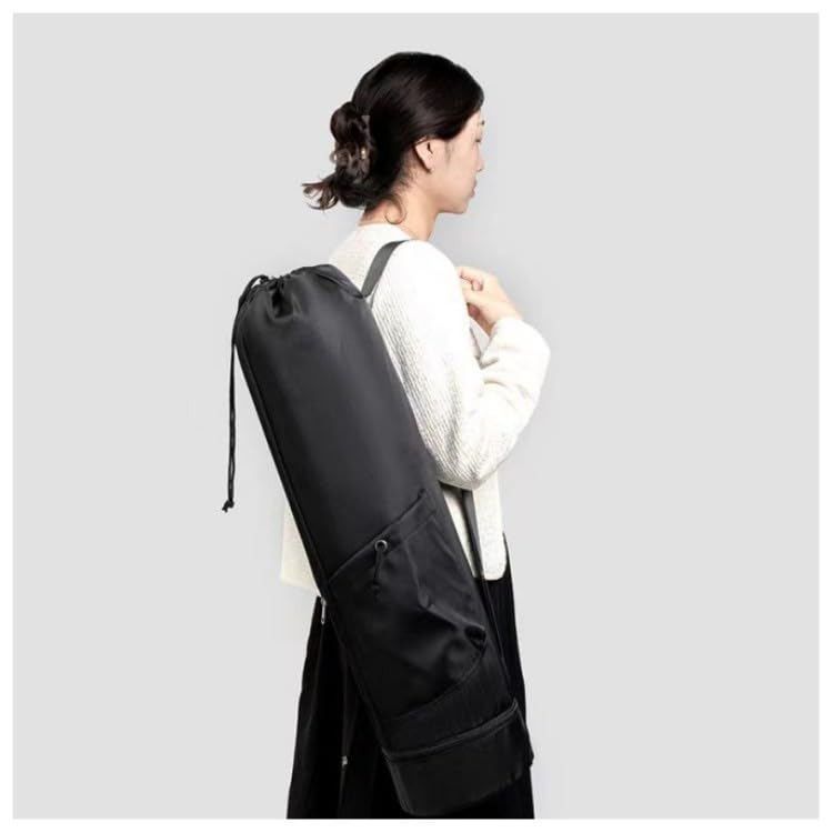 Yoga Mat Bag with Water Bottle Holder and Wet Pocket, Large Multi-Functional Gym Bag for Pilates, Exercise, Fitness, Travel, Portable Crossbody Yoga Mat Carrier - My Store
