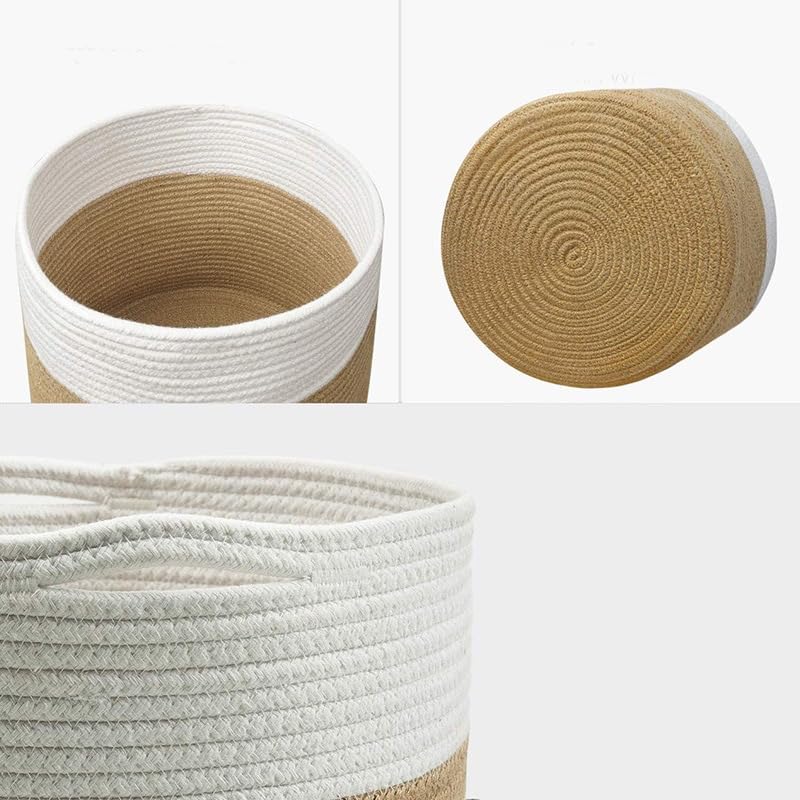 Extra Large Cotton Rope Storage Basket, Laundry & Toy Bin Organizer – Nursery Hamper, Clothes Storage, Blanket Holder, Baby Room, Living Room, Bedroom, Home Organization - My Store