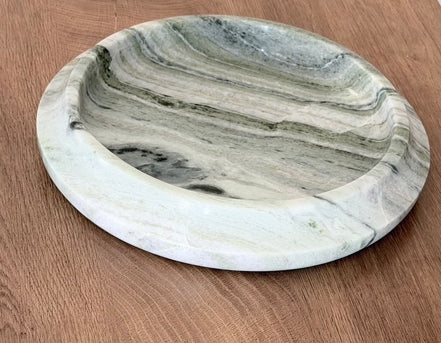 Jade Clouds Marble Tray