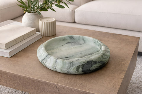Jade Clouds Marble Tray