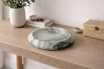 Jade Clouds Marble Tray