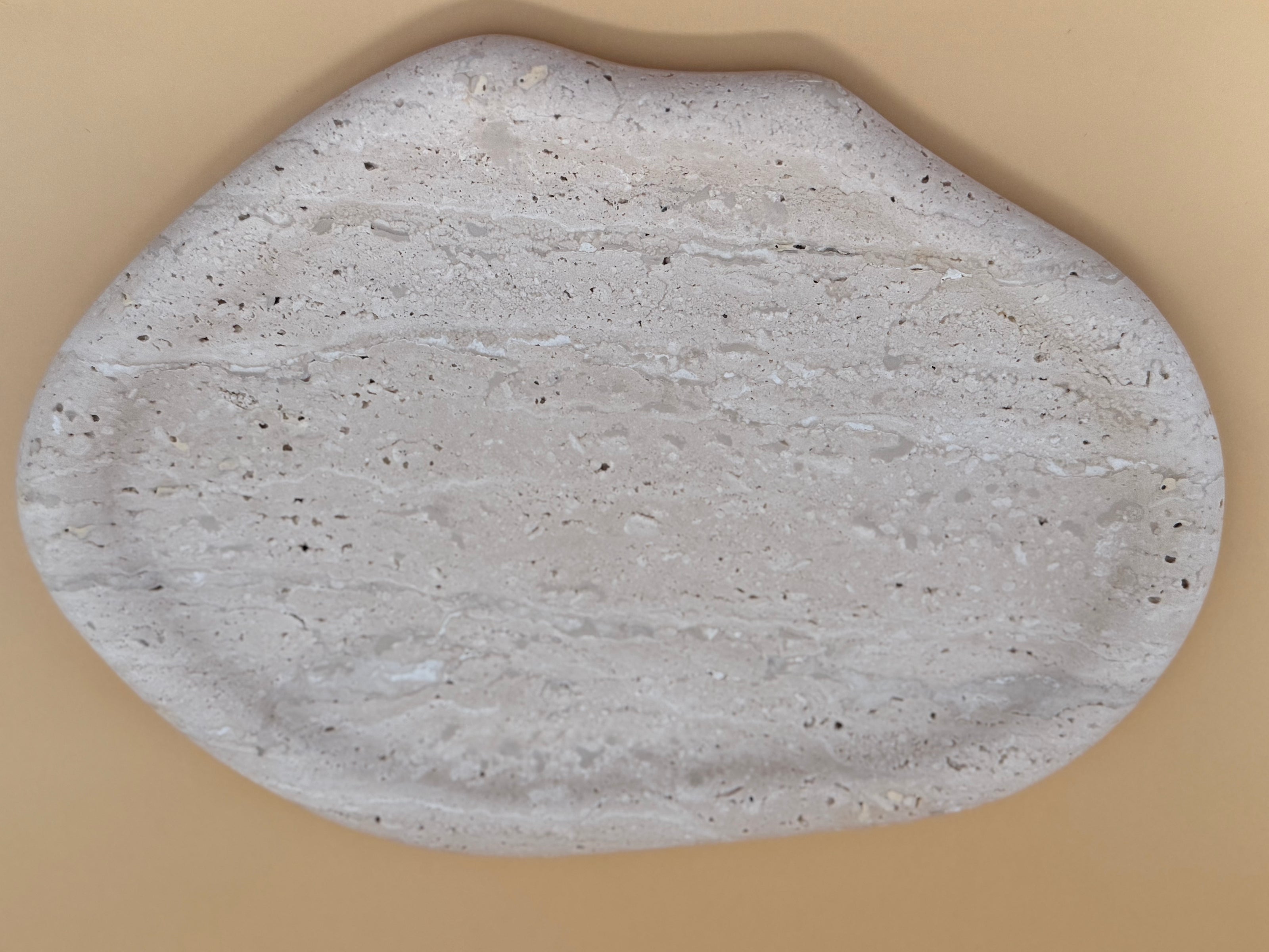Beige Travertine Tray - My Store