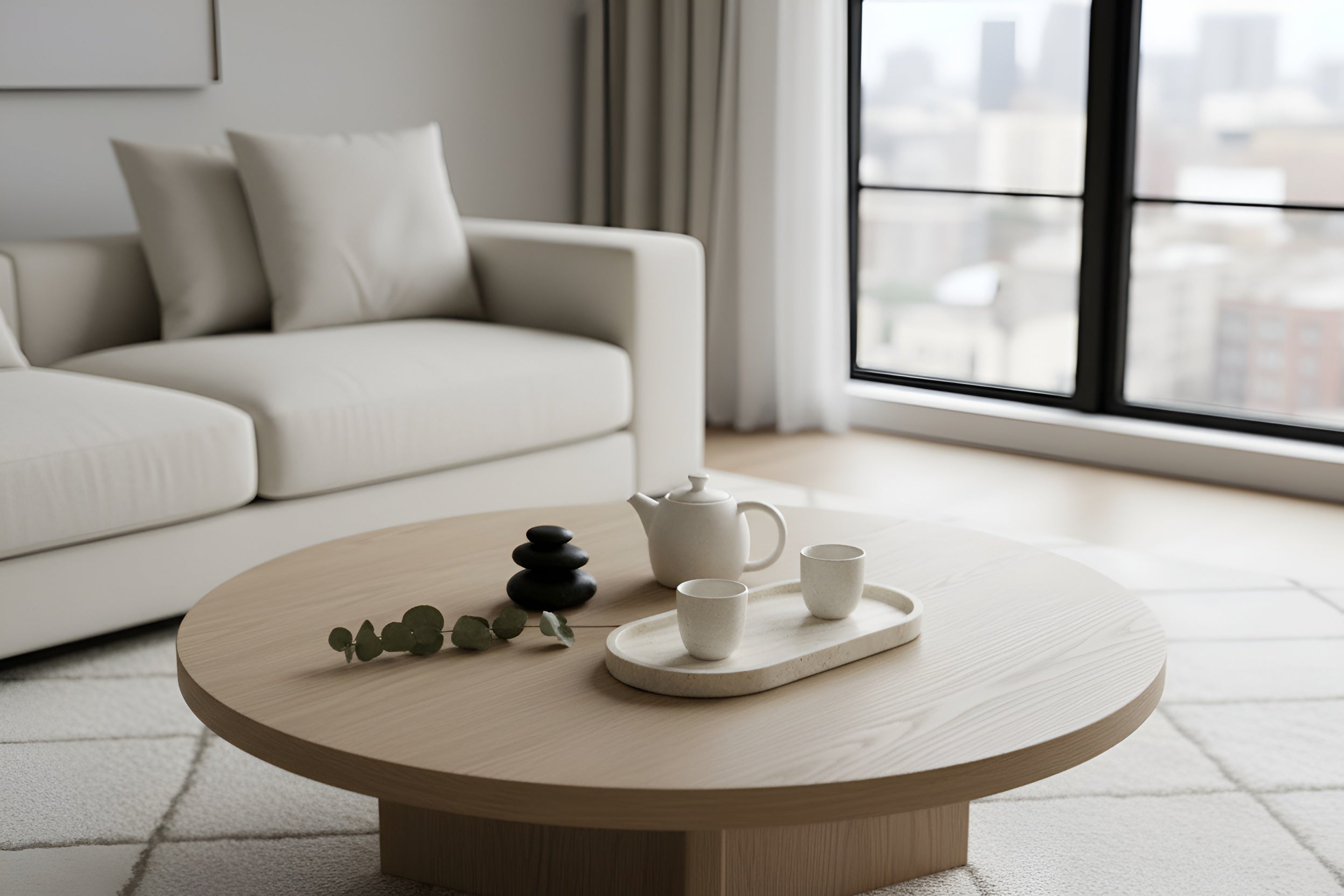 White Travertine Tray - My Store