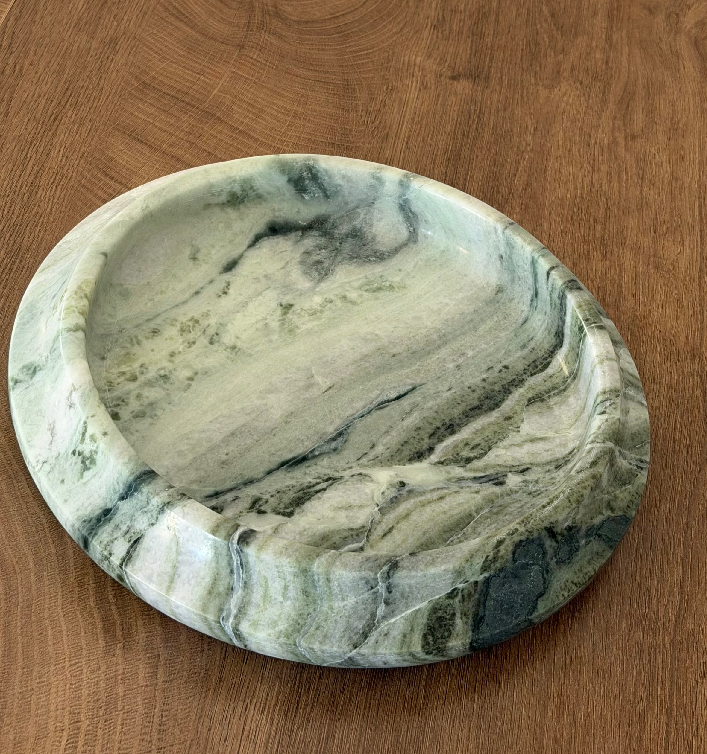 Jade Clouds Marble Tray