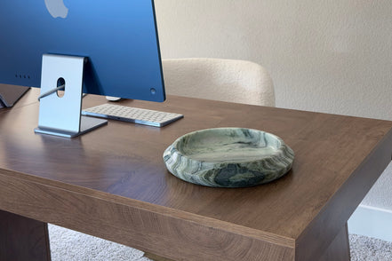 Jade Clouds Marble Tray