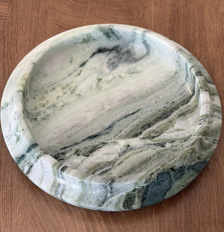 Jade Clouds Marble Tray